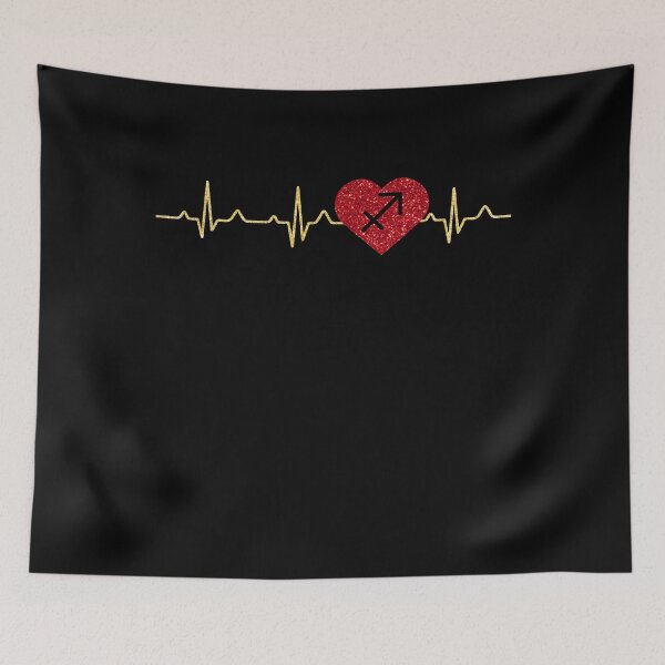 Item preview, Sagittarius Heartbeat T-Shirt for Birthday Gift designed and sold by hoangtrongkhiem.