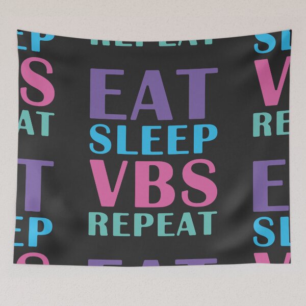 Item preview, Eat Sleep VBS Repeat designed and sold by bolkibox.