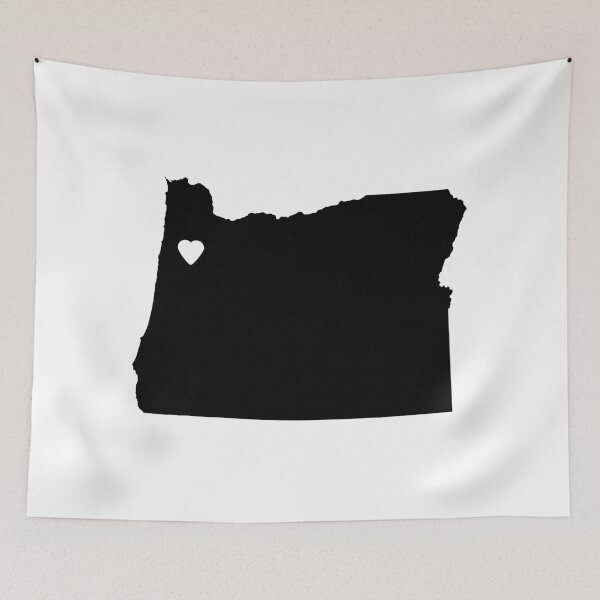 Item preview, Oregon Love in Black designed and sold by Maren Misner.