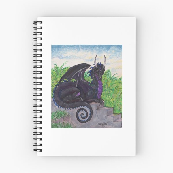 Item preview, Black Dragon In Jungle Forest designed and sold by Stephanie Small.