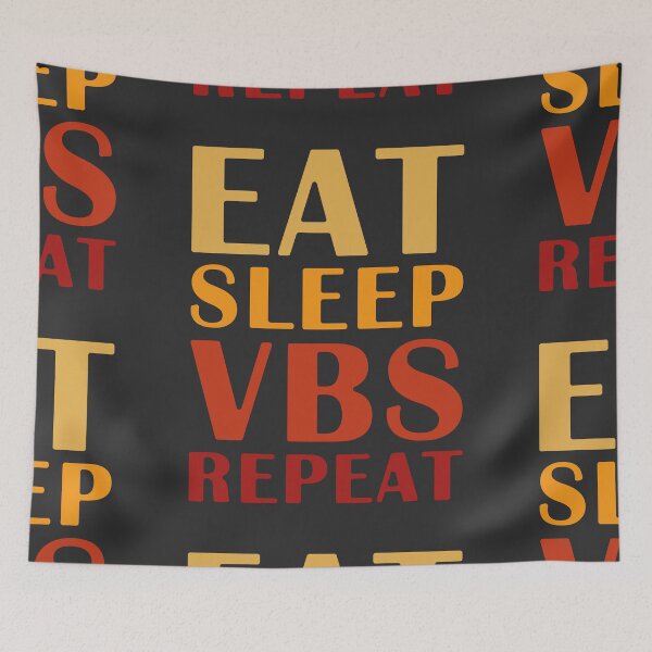 Item preview, Eat Sleep VBS Repeat designed and sold by bolkibox.