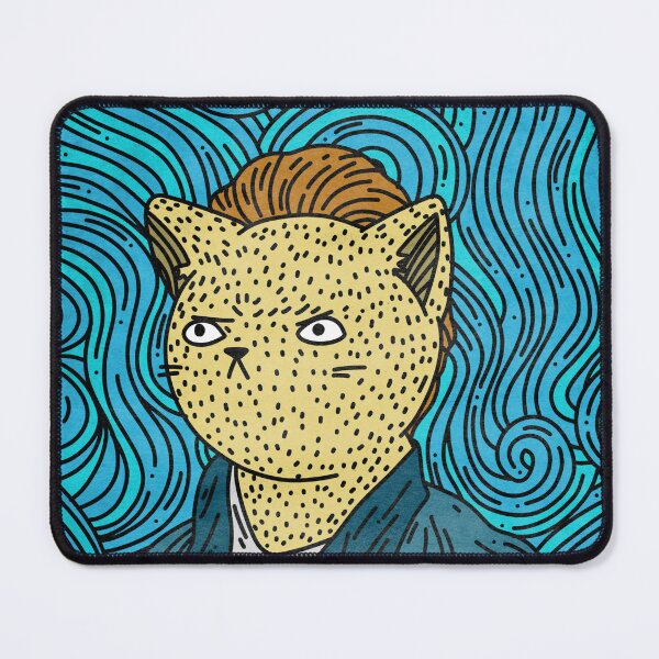 Item preview, Cat Van Gogh, Cat Van Gogh Art Prints designed and sold by GaliaTati.