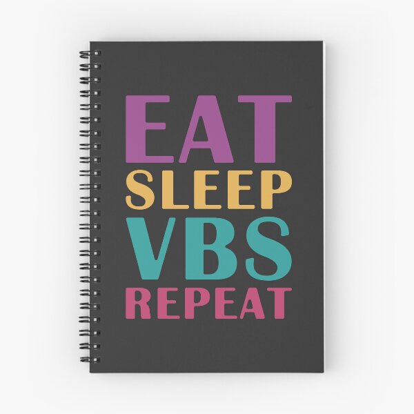 Aperçu de l'œuvre Répéter l'activité VBS Eat Sleep créée et vendue par bolkibox.
