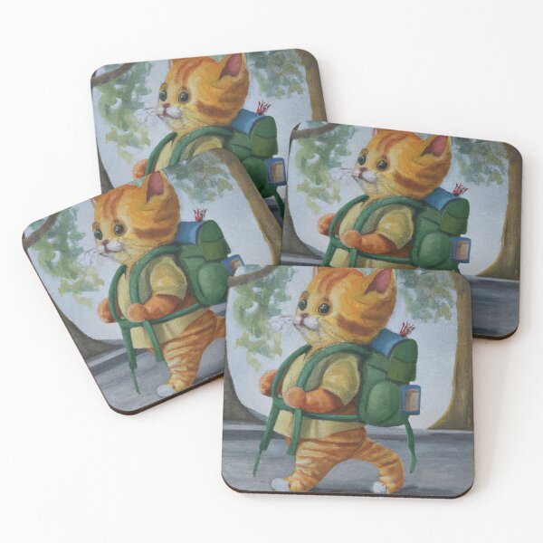 Item preview, Baby Cat Going to School designed and sold by PapaRabbit.