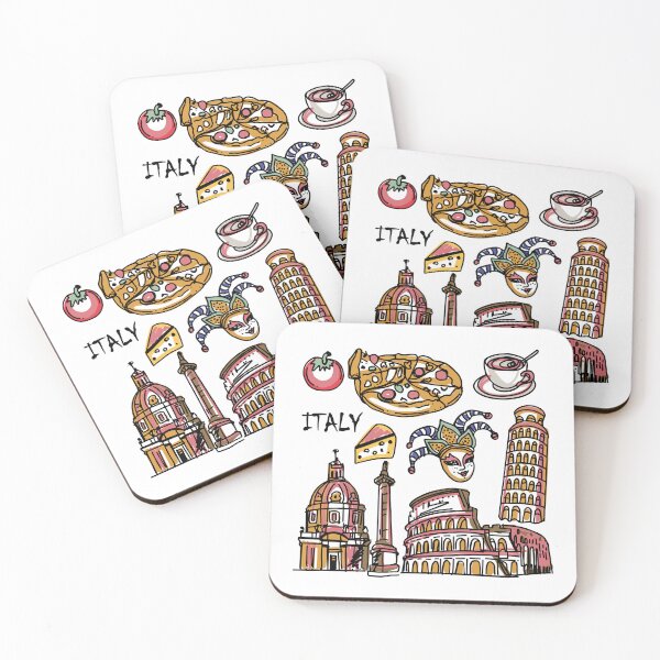 Item preview, Wallpaper representing Italy with these distinctive signs designed and sold by JAG2B.