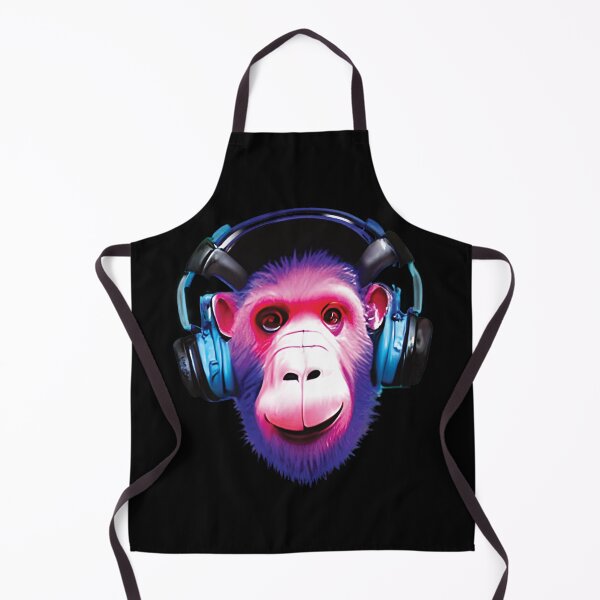 Item preview, Monkey Headphones Illustrations & Vectors designed and sold by ralick.