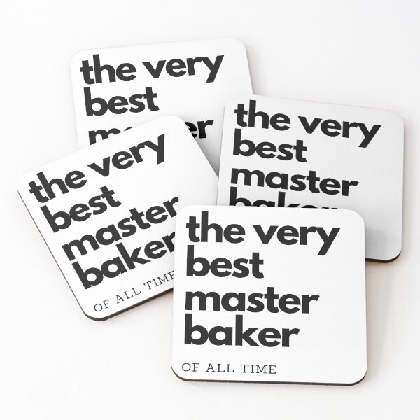 Item preview, The Very Best Master Baker of All Time designed and sold by PeffysArt.