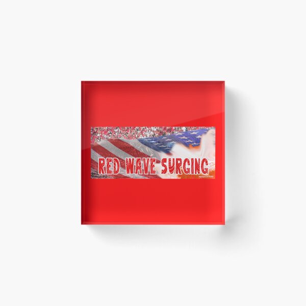 Item preview, Red Wave Surging designed and sold by ayemagine.