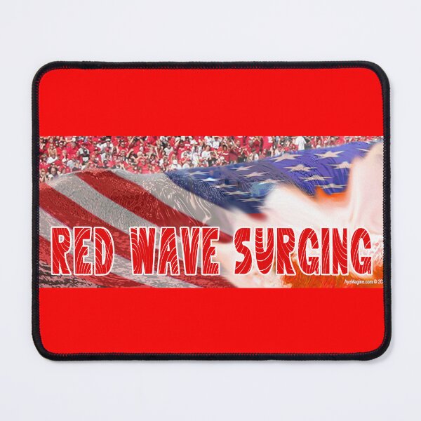 Item preview, Red Wave Surging designed and sold by ayemagine.
