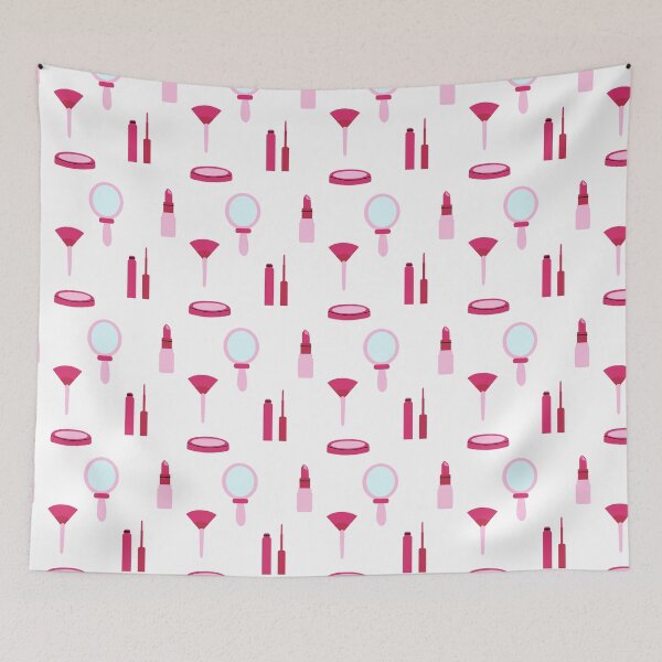 Item preview, Makeup Beauty Pink Wellbeing Pattern | Makeup lover designed and sold by Lindsay Marie Patterns.