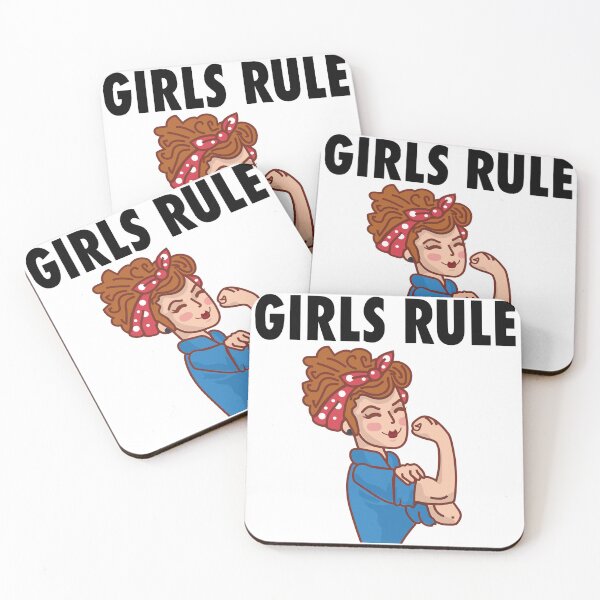 Item preview, Girls rule t shirt, girls rule masks, girls rule phone cases, girls rule hat, girls rule clothing, girls rule hoodie, girls rule stickers  designed and sold by Poussyarts.