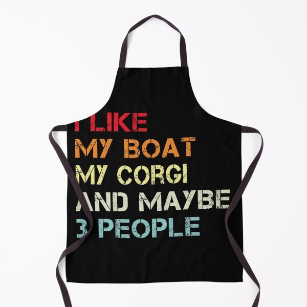 Item preview, i like my boat my corgi and maybe 3 people designed and sold by randomdogshirt.