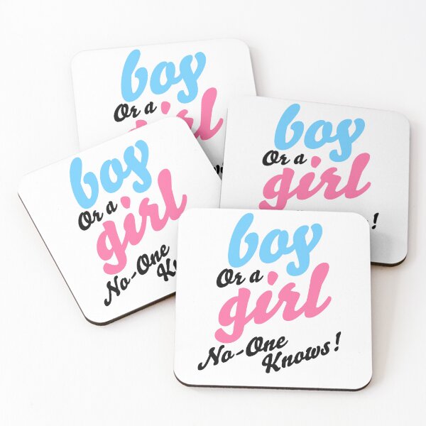Item preview, boy or a girl, no-one knows! gender reveal quotes and sayings designed and sold by Pointit.