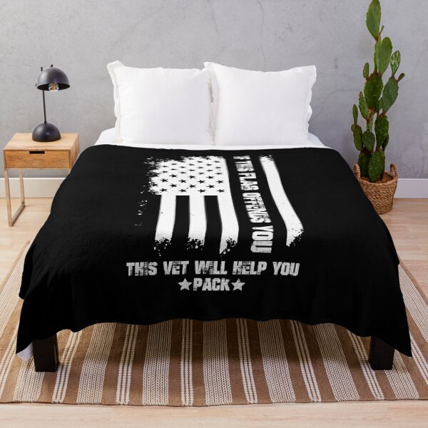 Item preview, If This Flag Offends You This Vet Will Help You Pack designed and sold by YA-ART.