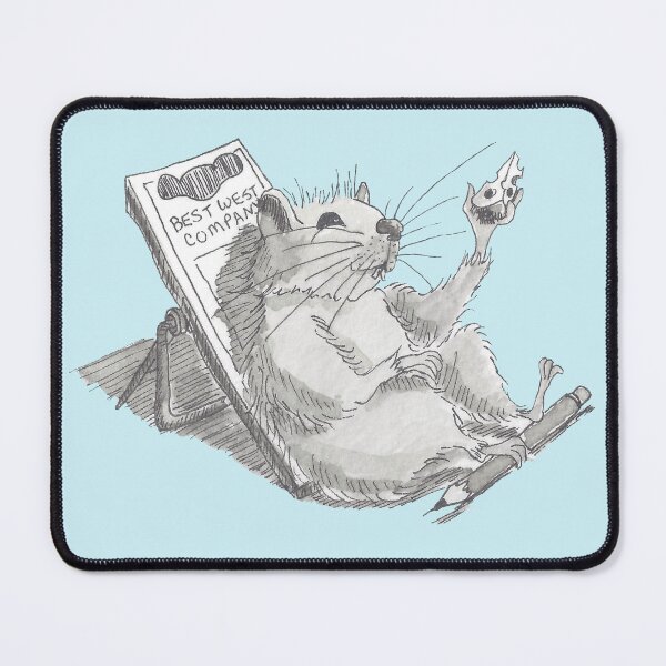 Item preview, Reclining Mouse designed and sold by Leah Boulet.