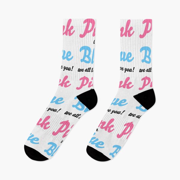 Artikelvorschau, Pink oder Blau, wir alle lieben dich! Geschlecht enthüllen Zitate und Sprüche entworfen und verkauft von Pointit.