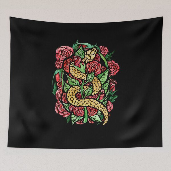 Item preview, Snake Roses designed and sold by FrictionMaxxing.