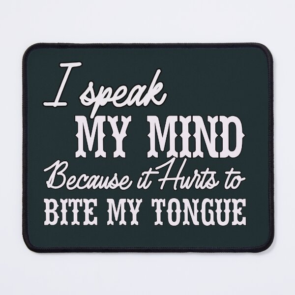 Item preview, Speak my mind designed and sold by SaintsPlace.