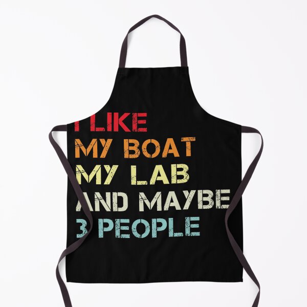 Item preview, i like my boat my lab and maybe 3 people designed and sold by randomdogshirt.