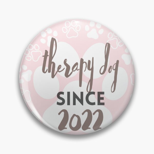 Item preview, therapy dog graduation gift, emotional support dog accessories, therapy dog since 2022 designed and sold by BeBraveStore.