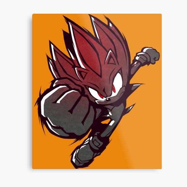 Super Sonic Hyper Knuckles glow black Art Print for Sale by AmaDeviant