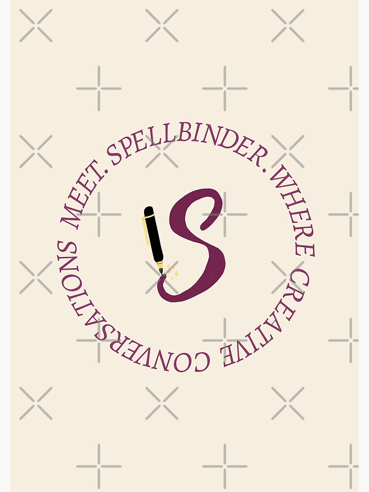 Thumbnail 3 of 3, Journal, Spellbinder Slogan Circle Design designed and sold by spellbindermag.