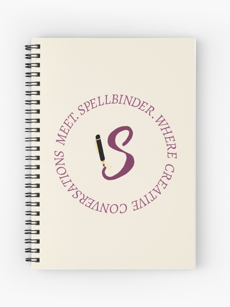 Thumbnail 1 of 3, Journal, Spellbinder Slogan Circle Design designed and sold by spellbindermag.