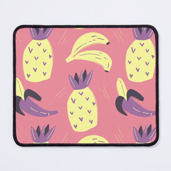 Item preview, Seamless pattern with pineapples and bananas summer design designed and sold by ketkidesign.