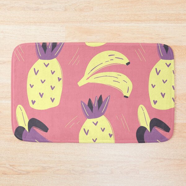 Item preview, Seamless pattern with pineapples and bananas summer design designed and sold by ketkidesign.