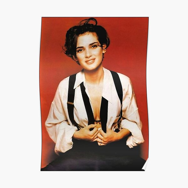 "Winona Ryder" Poster for Sale by ganjoparmo | Redbubble