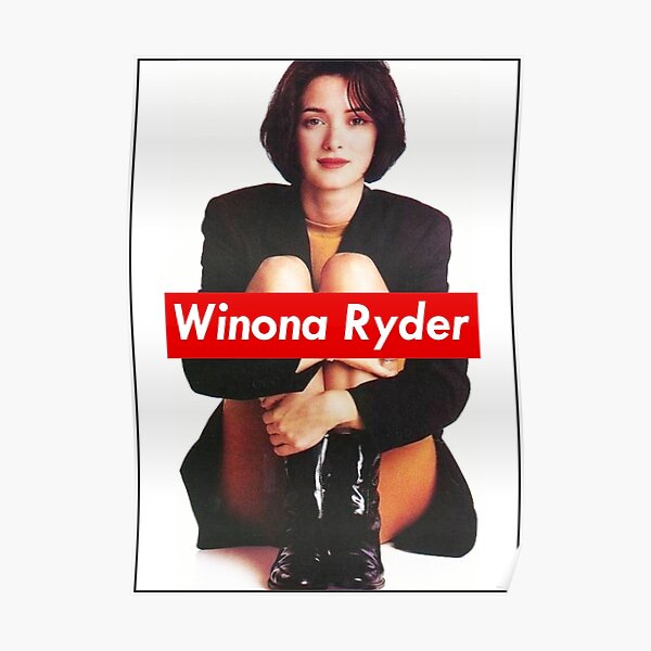 "Winona Ryder" Poster for Sale by ganjoparmo | Redbubble