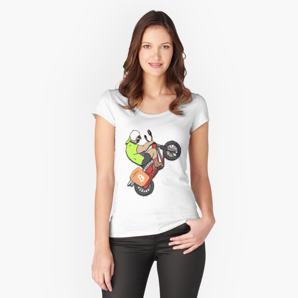 Item preview, Fitted Scoop T-Shirt designed and sold by clothingstoreJK.