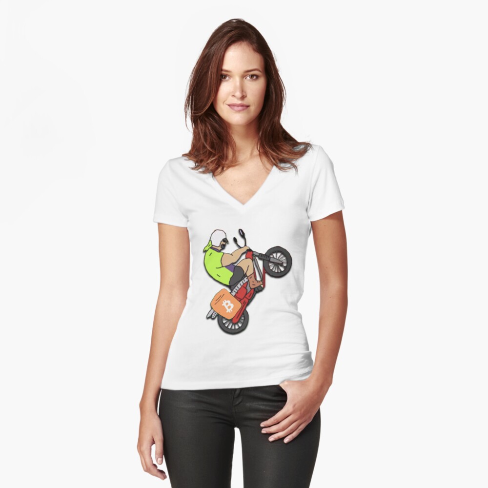 Item preview, Fitted V-Neck T-Shirt designed and sold by clothingstoreJK.