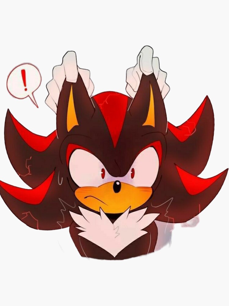 Shadow The Hedgehog Sticker For Sale By Albertamways Redbubble 2333