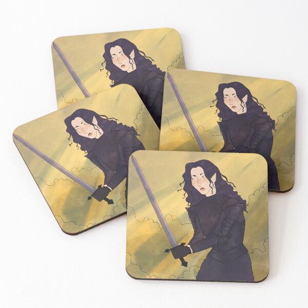 Item preview, Female knight in the woods designed and sold by charlotteodell.