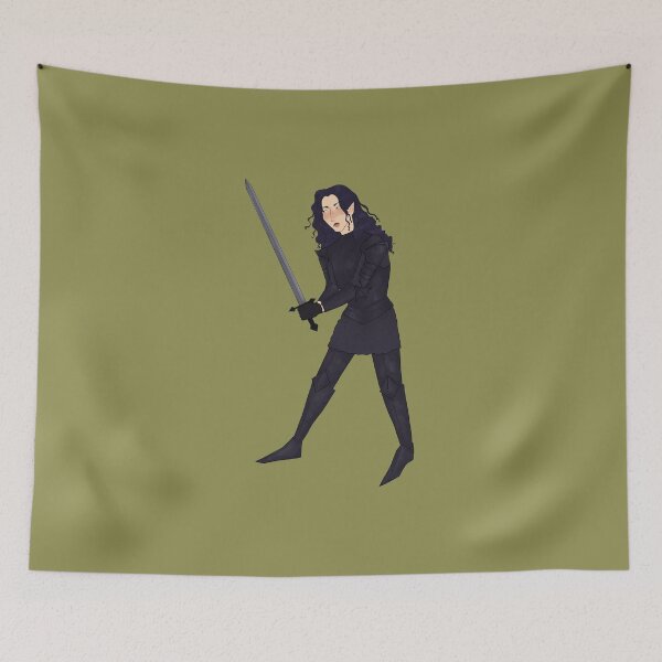 Item preview, Female knight in the woods designed and sold by charlotteodell.