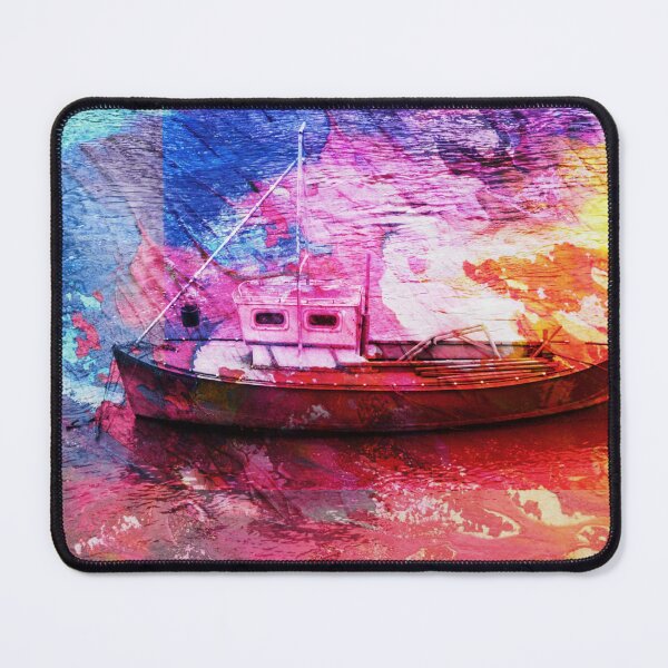 Item preview, York Tugboat in abstract. York, Yorkshire, UK designed and sold by PicsByTony.