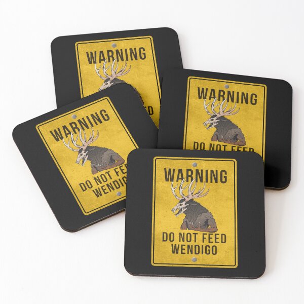 Item preview, Warning: Do Not Feed Wendigo - Cryptid Warning Sign designed and sold by NatIntrovertSoc.