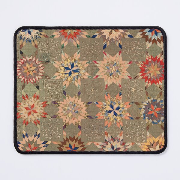 Item preview, Quilt, Star of Bethlehem pattern variation (1837–50) Ellen Morton Littlejohn & Margaret Morton Bibb designed and sold by unsung.art [].