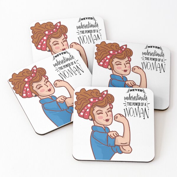 Item preview,  Never underestimate the power of a woman shirt, never underestimate the power of a woman masks, never underestimate the power of a woman phone cases  designed and sold by Poussyarts.