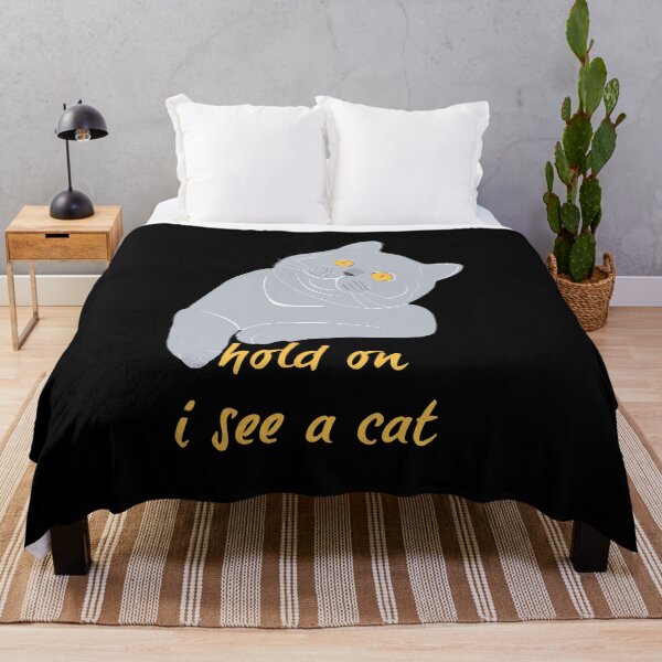 Item preview, Add some humor to your wardrobe with our collection of funny cat designs on our humour t-shirts. Don't miss out on our "Hold On I See a Cat" shirt. Order yours now! designed and sold by SERGEY OVCHARUK.