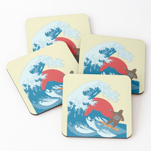 Item preview, Big lez show surfing on great big wave , sunny day on beach, druggo , funny cute big lez show , funn designed and sold by clothingstoreJK.