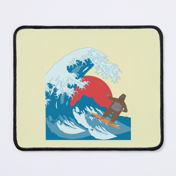 Item preview, Big lez show surfing on great big wave , sunny day on beach, druggo , funny cute big lez show , funn designed and sold by clothingstoreJK.