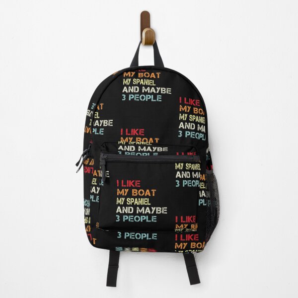 Item preview, i like my boat my spaniel and maybe 3 people designed and sold by randomdogshirt.