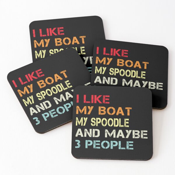 Item preview, i like my boat my samoyed and maybe 3 people designed and sold by randomdogshirt.