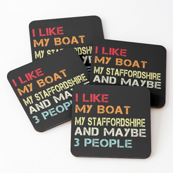 Item preview, i like my boat my staffordshire and maybe 3 people designed and sold by randomdogshirt.