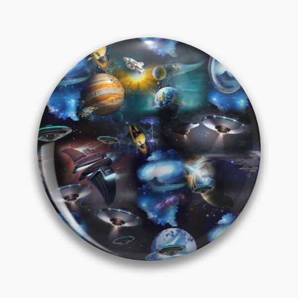 Item preview, Galaxy visitors in space designed and sold by NadineMay.