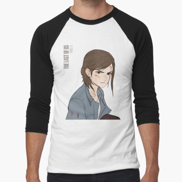 The Last of Us Part II Ellie Fan art T-shirt, the last of us, tshirt, black  Hair, hand png