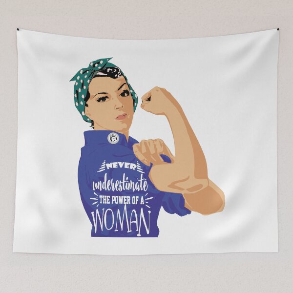 Item preview, Never underestimate the power of a woman shirt, never underestimate the power of a woman masks, never underestimate the power of a woman phone cases  designed and sold by Poussyarts.