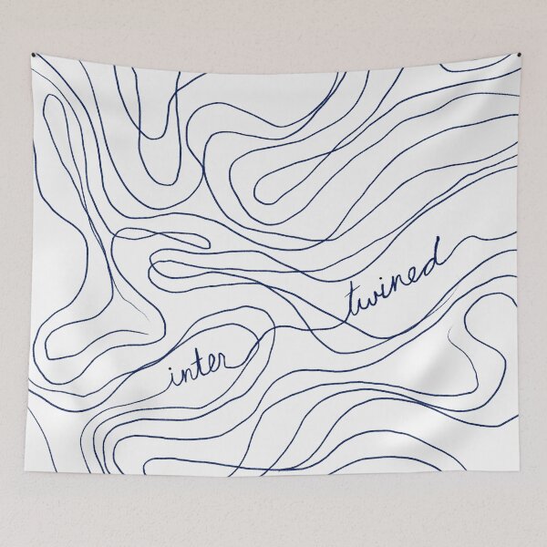 Item preview, Intertwined Line Drawing designed and sold by Mimi-Mutesa.